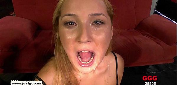  Little Nelly Benz gets her pussy creamed on a sex swing - GGG